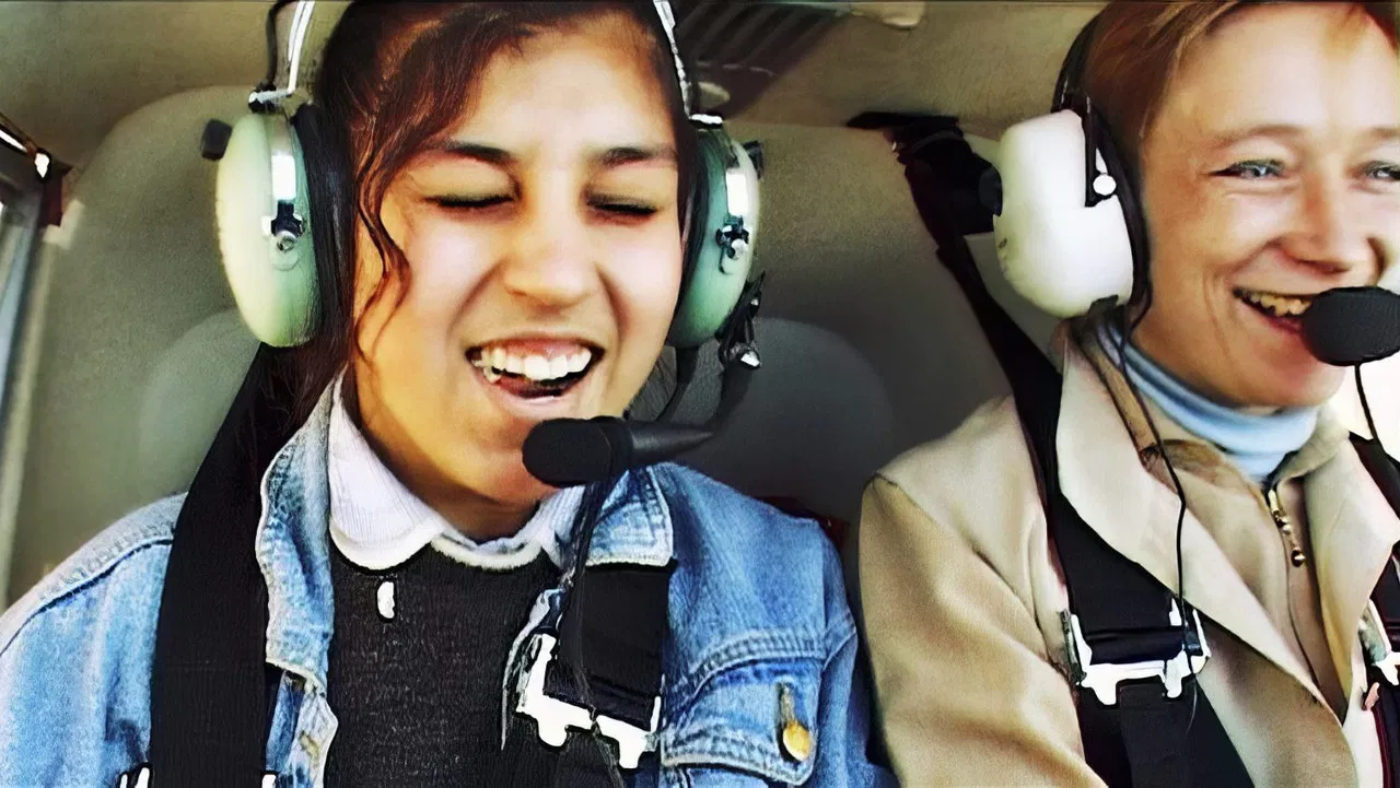 Smiling in a War Zone backdrop