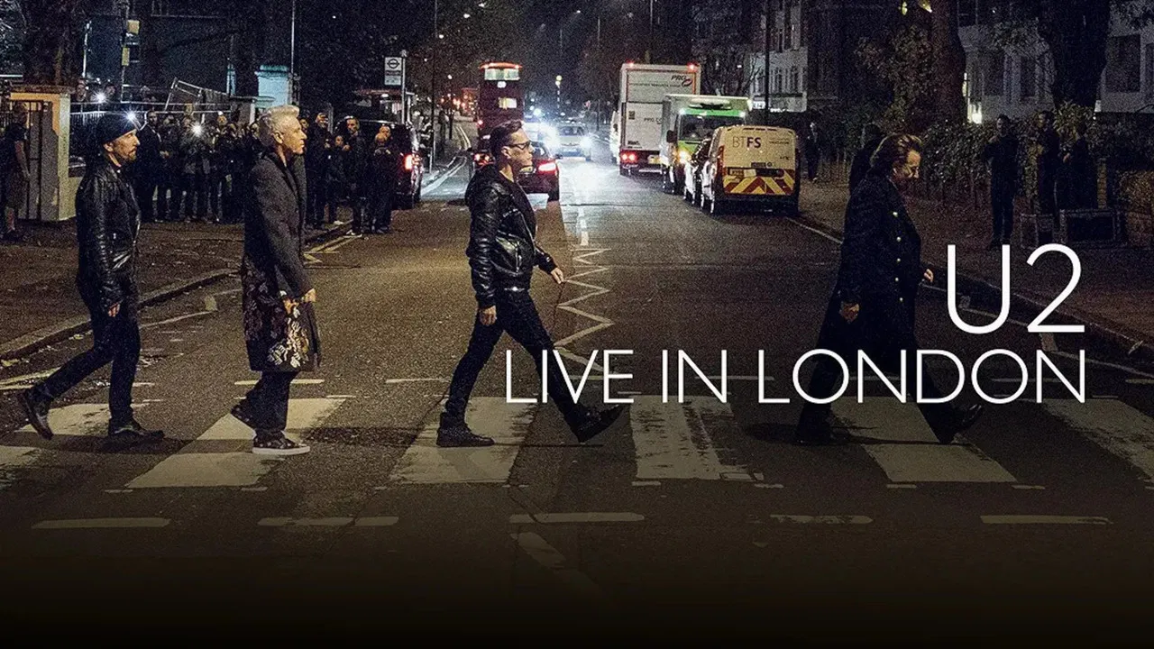 U2 Live in London backdrop