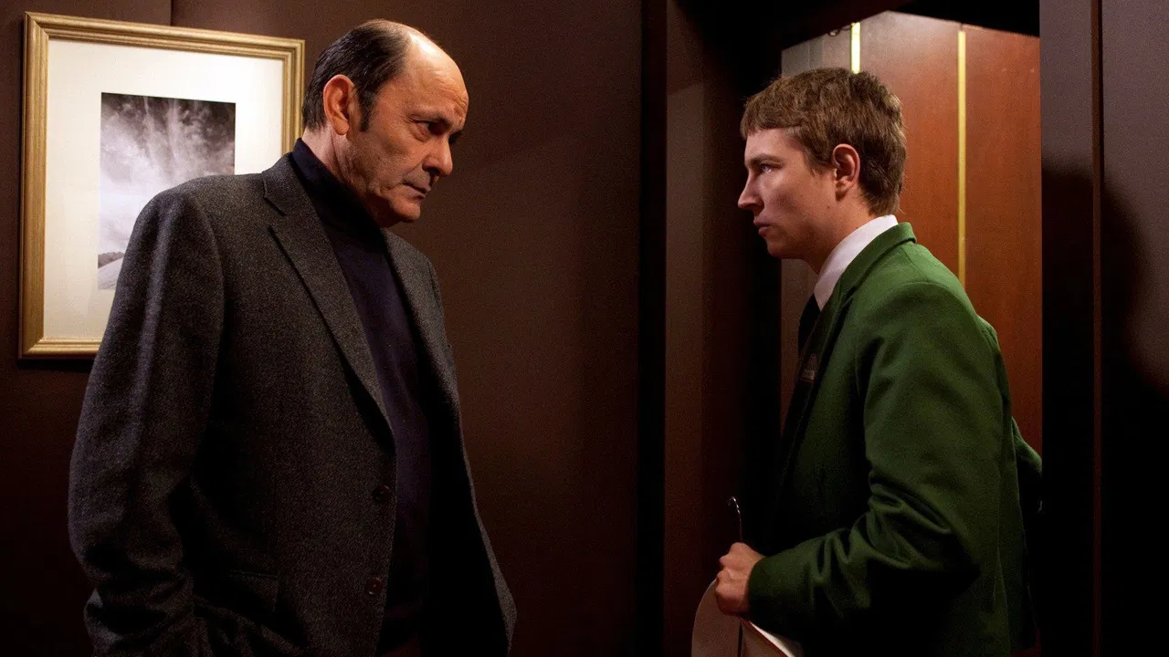 The Night Clerk backdrop