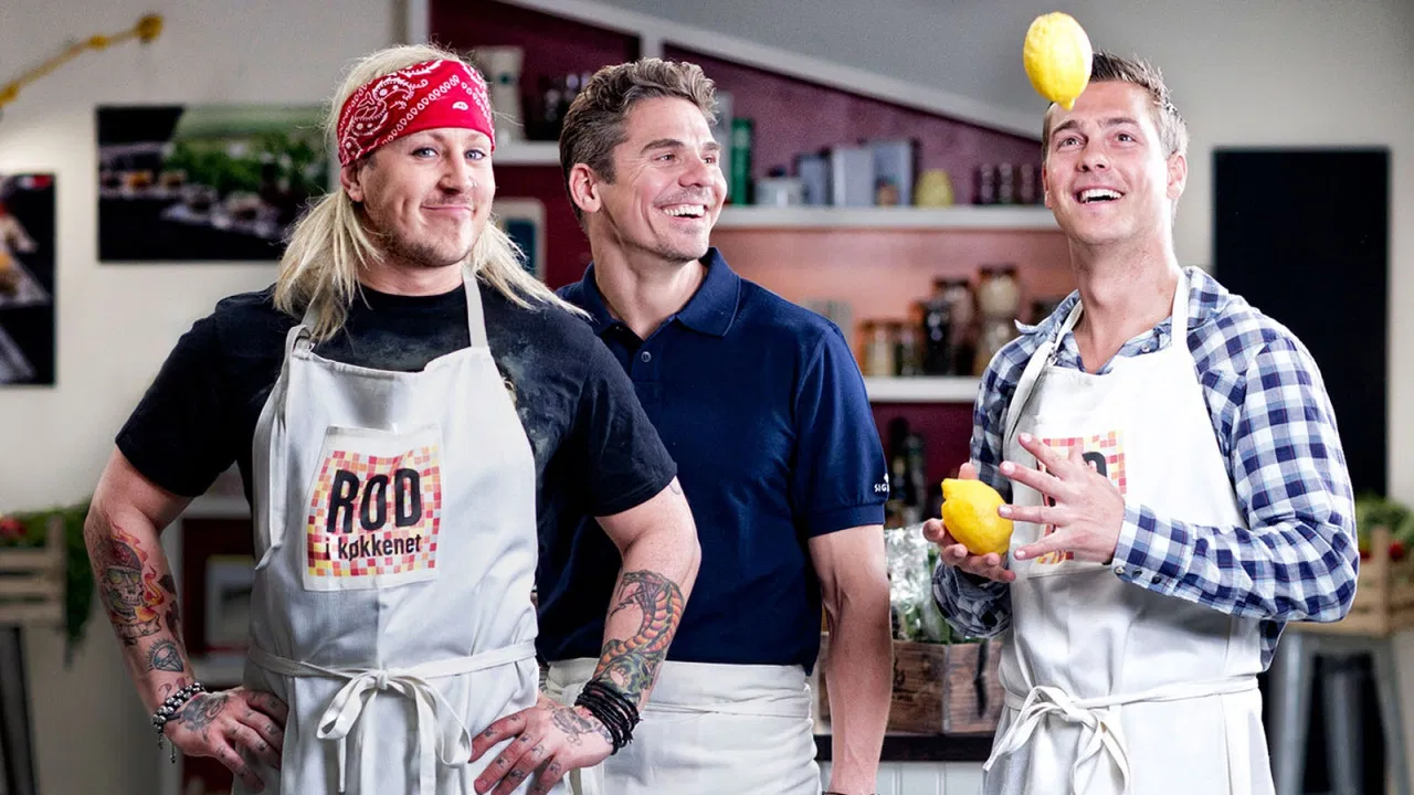 Rod i køkkenet backdrop