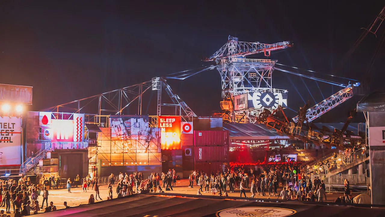 Glass Animals: Live at Melt Festival 2017 backdrop