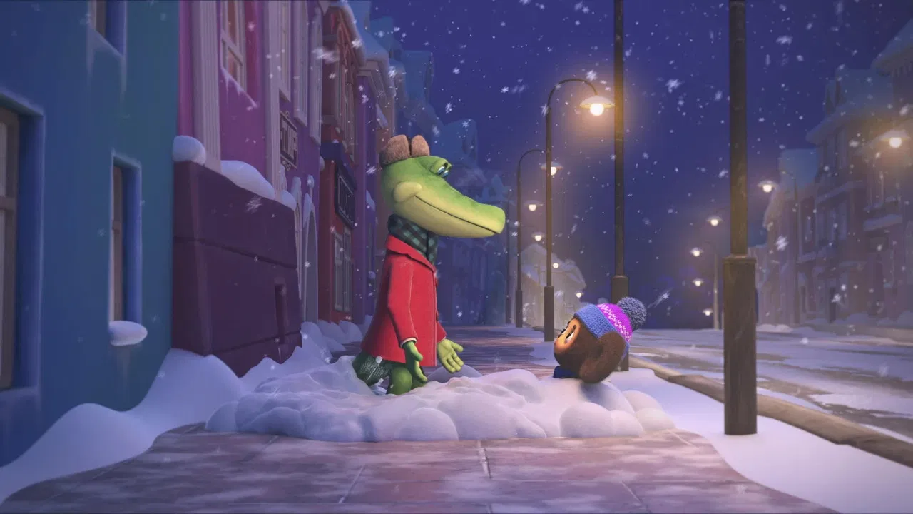 Cheburashka. The Secret of the Holiday backdrop