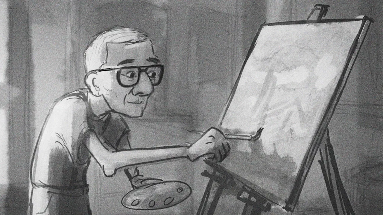 My Grandfather's Memory Book backdrop