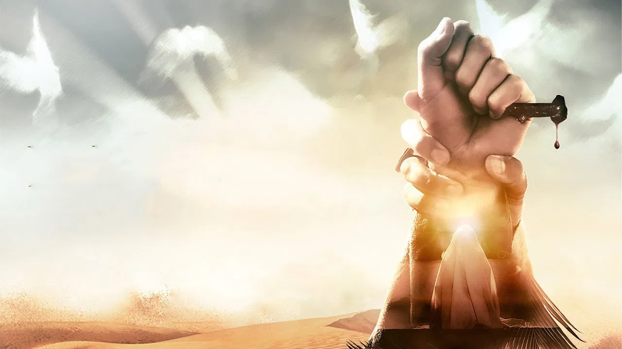 The Lady of Heaven backdrop