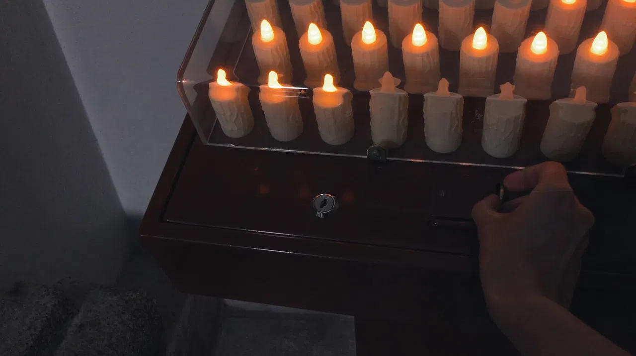 Ana and the Flames backdrop