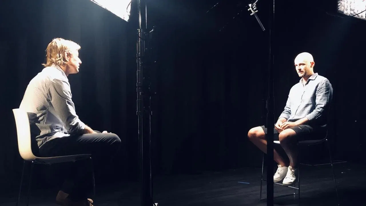 Nice Garry: The Nathan Lyon Story backdrop