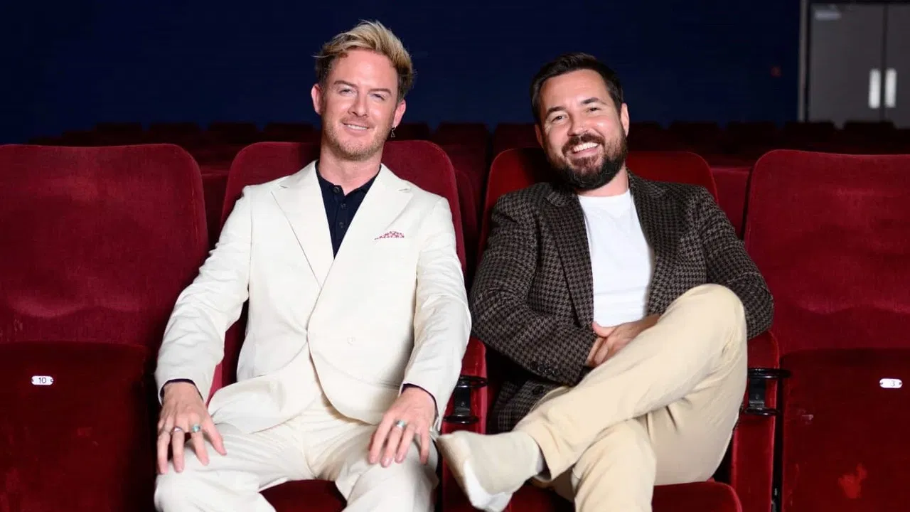 Martin Compston's Scottish Fling backdrop