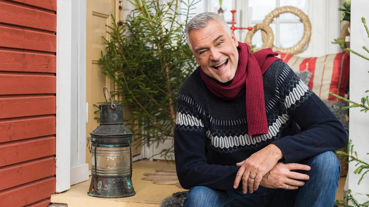 Jul med Ernst backdrop