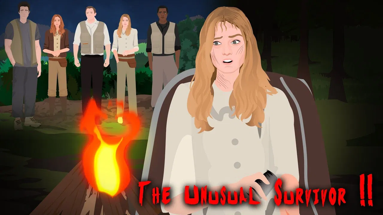 The Unusual Survivor !! backdrop