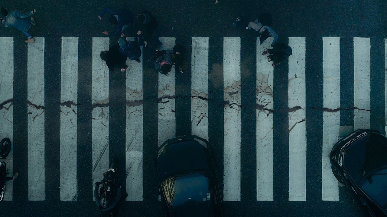 In the Event of an Earthquake backdrop