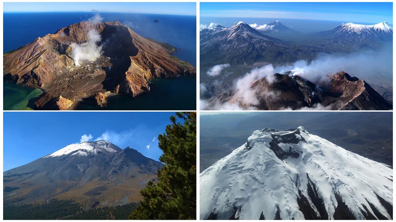 The Pacific Ring of Fire backdrop