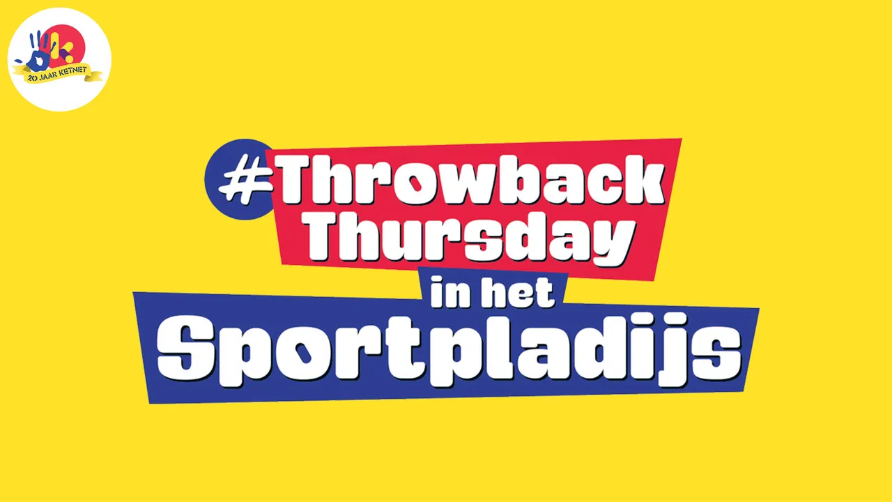 Throwback Thursday in het Sportpladijs backdrop