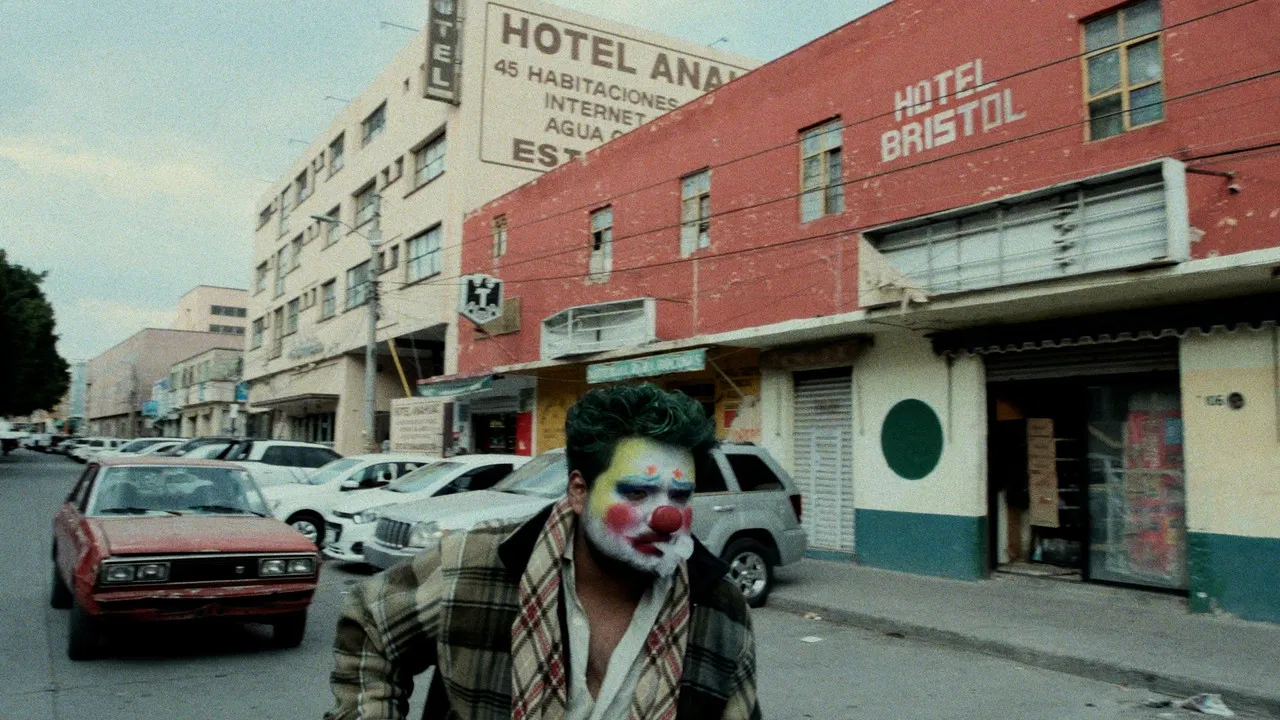 Gomi the Clown backdrop