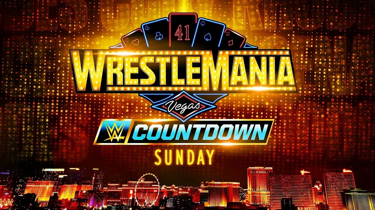 Countdown to WrestleMania 41 Sunday backdrop