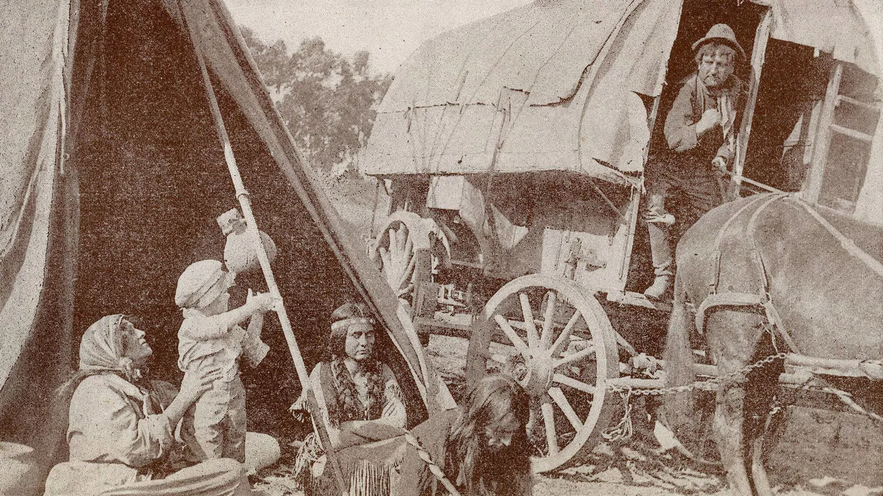 A Child of the West backdrop