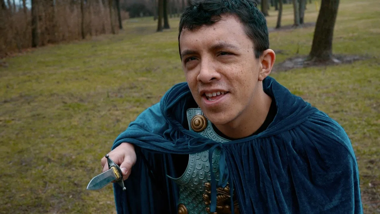 Mikeules: Final Battle at the Secret Lair on Skullfinder Mountain backdrop