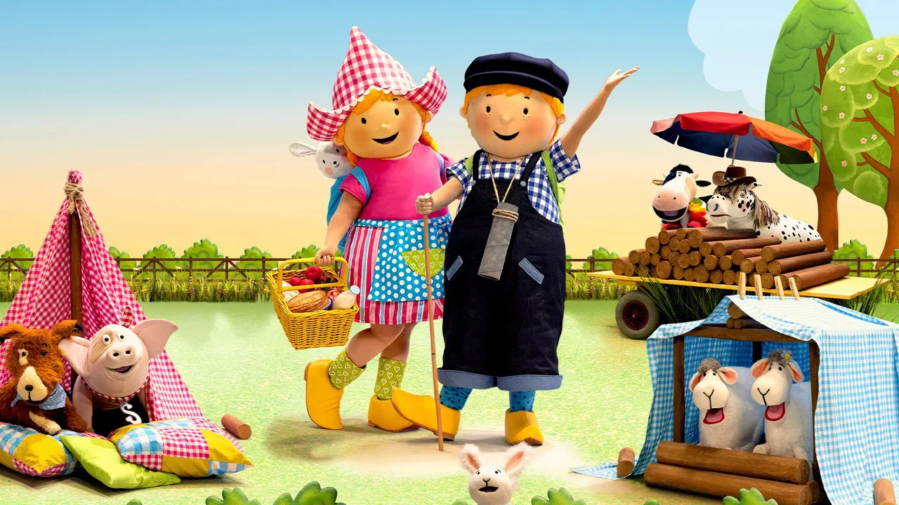 Fien & Teun gaan kamperen backdrop