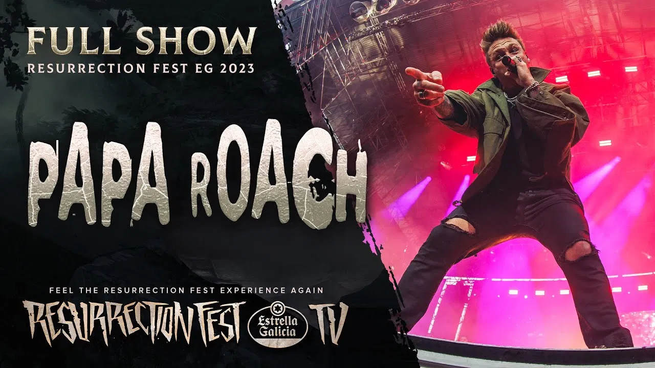 Papa Roach - Live at Resurrection Fest EG backdrop