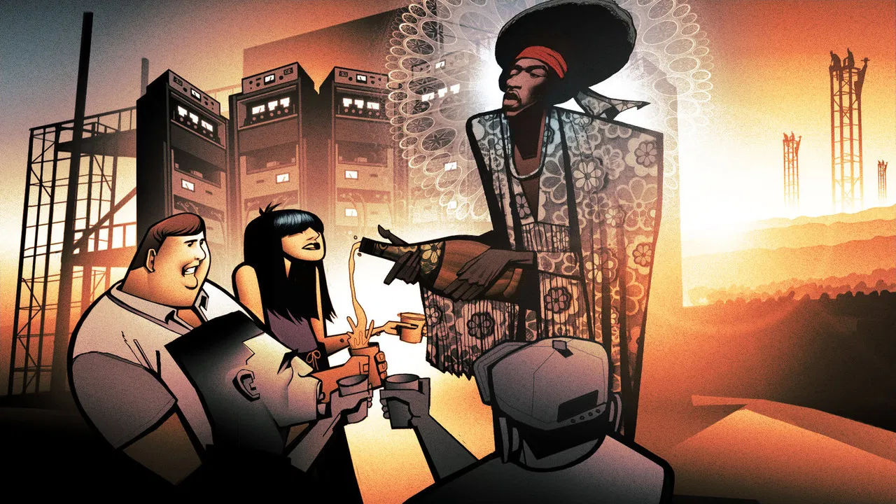 The Woodstock Trip backdrop