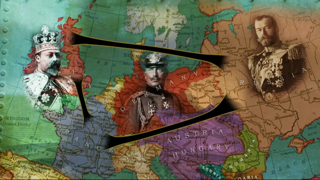 Royal Cousins at War backdrop