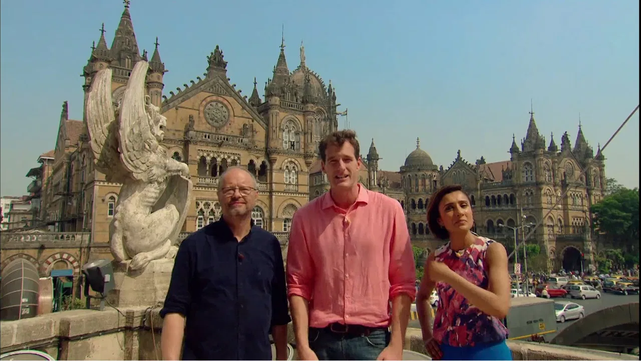 Mumbai Railway backdrop