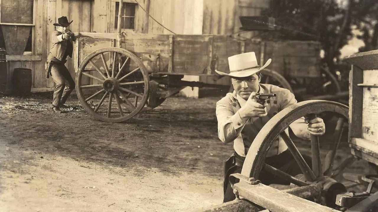 Law of the Golden West backdrop