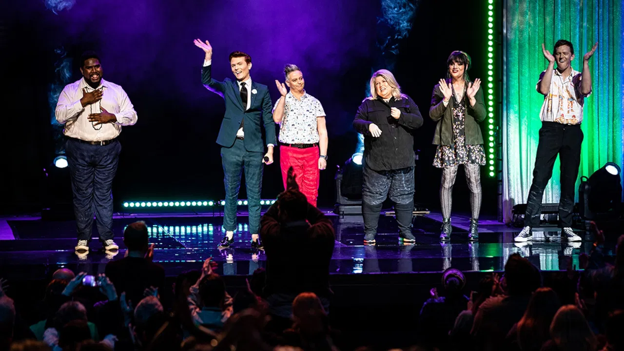 Rhys Nicholson's Big Queer Comedy Concert backdrop