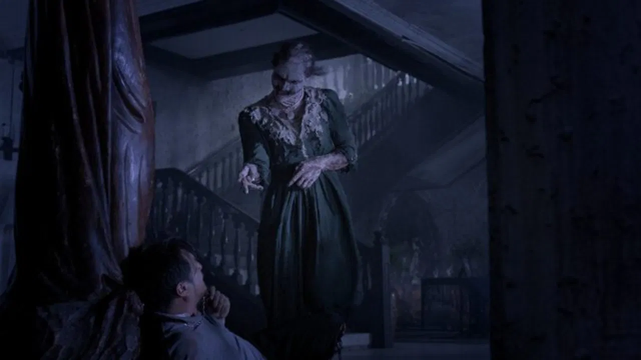 Haunted Mansion backdrop