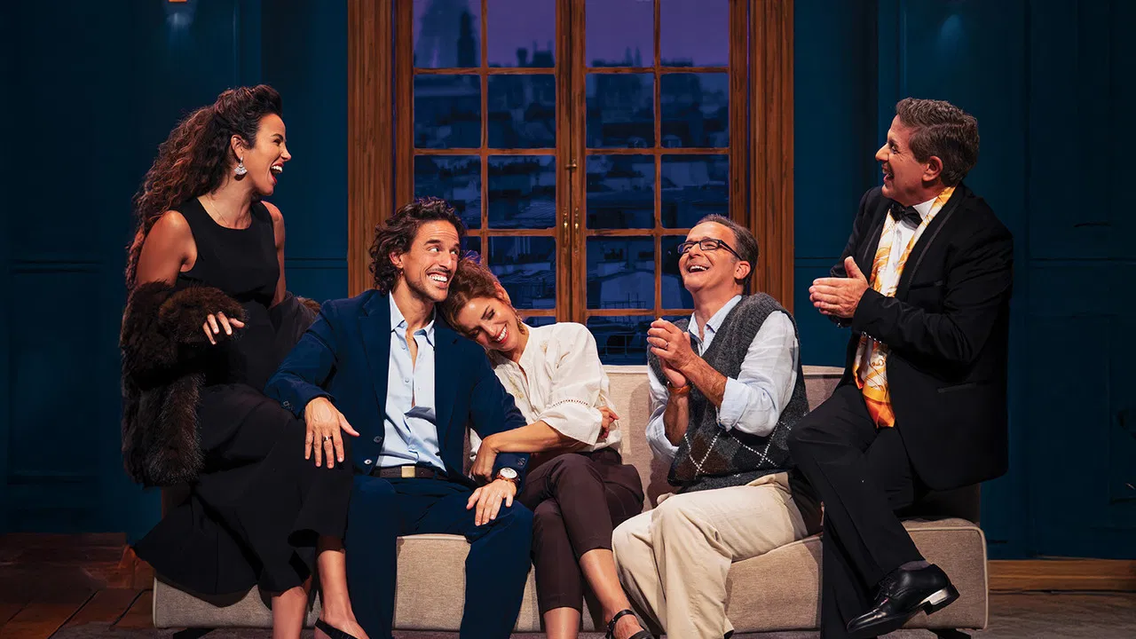 Le Prénom: Haifa theater backdrop