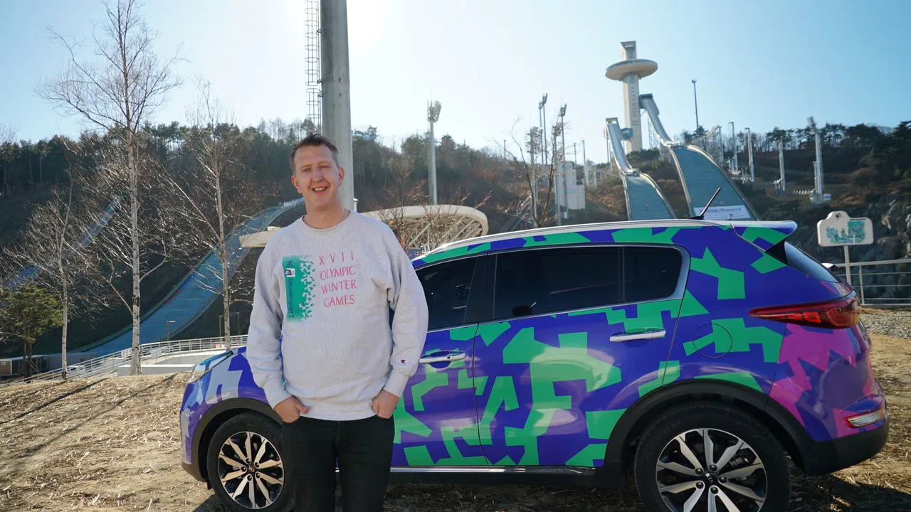 Kjør meg til OL backdrop