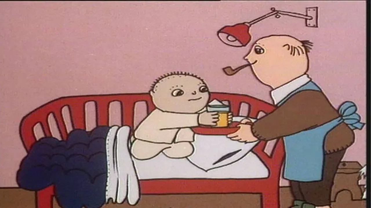 God Natt Alfons Åberg backdrop