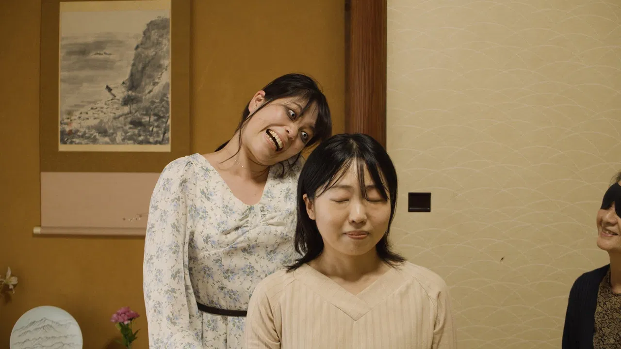 Biting Family backdrop