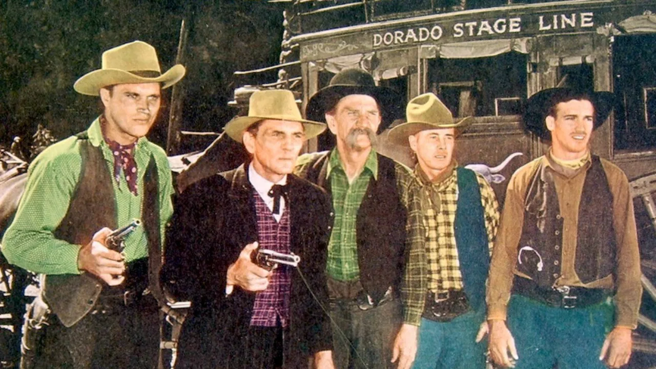 Great Stagecoach Robbery backdrop