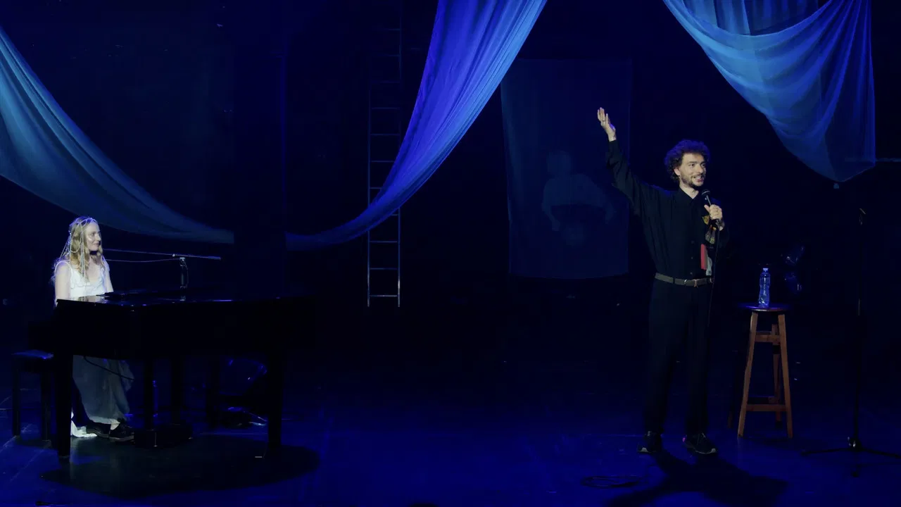 parrot, death, and a piano backdrop