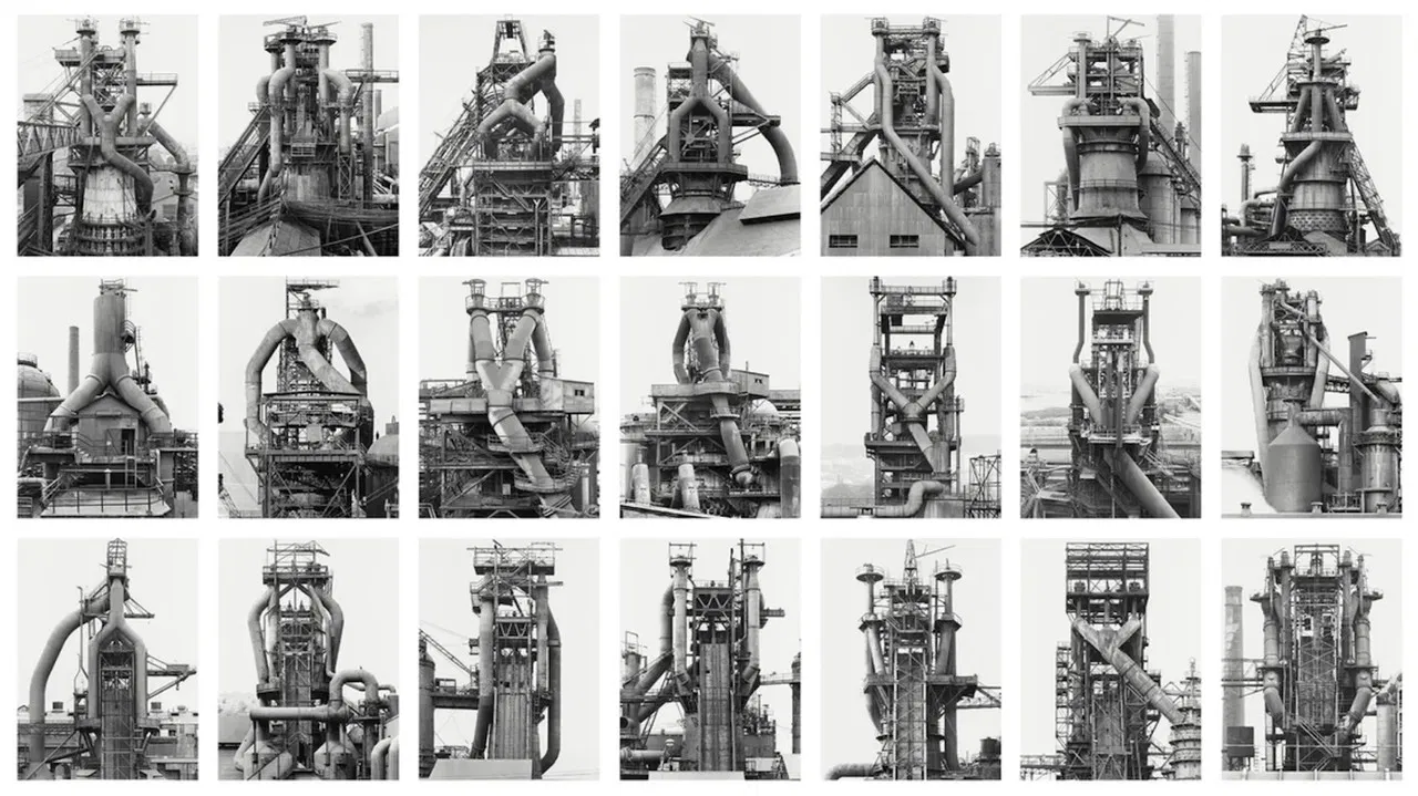 Bernd and Hilla Becher: Typologies of Industrial Architecture backdrop