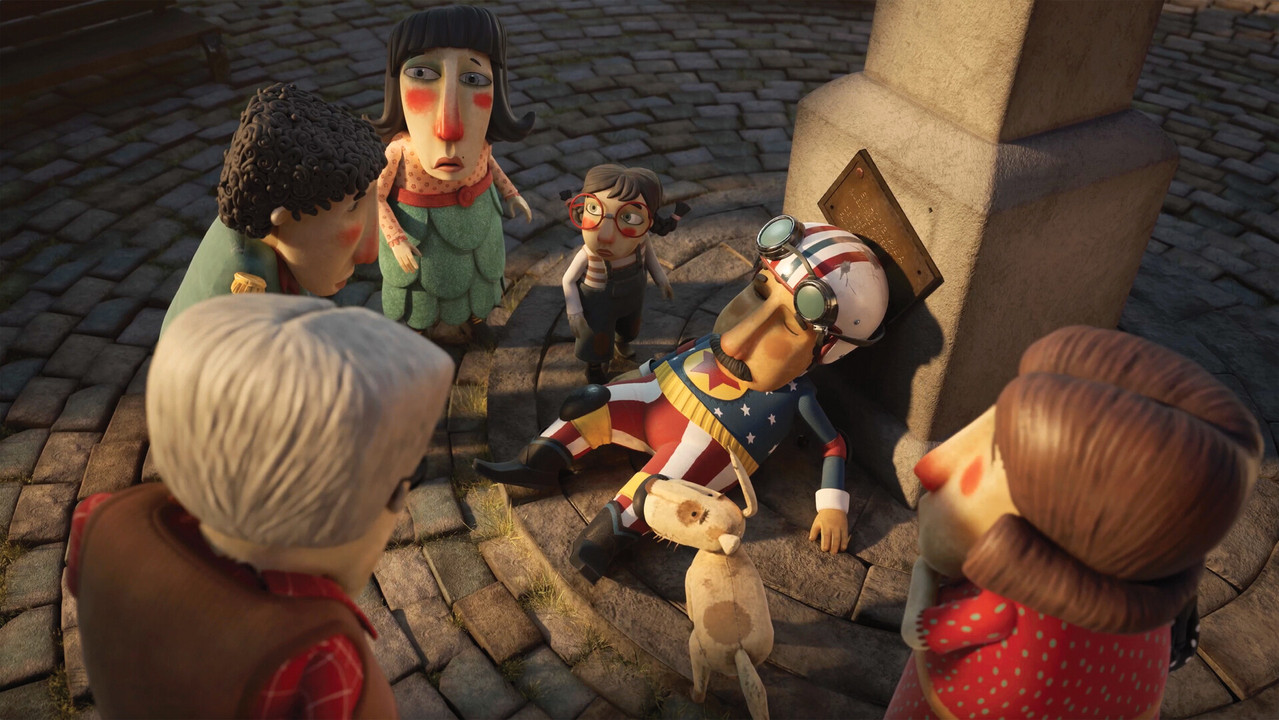 The Strange Case of the Human Cannonball backdrop