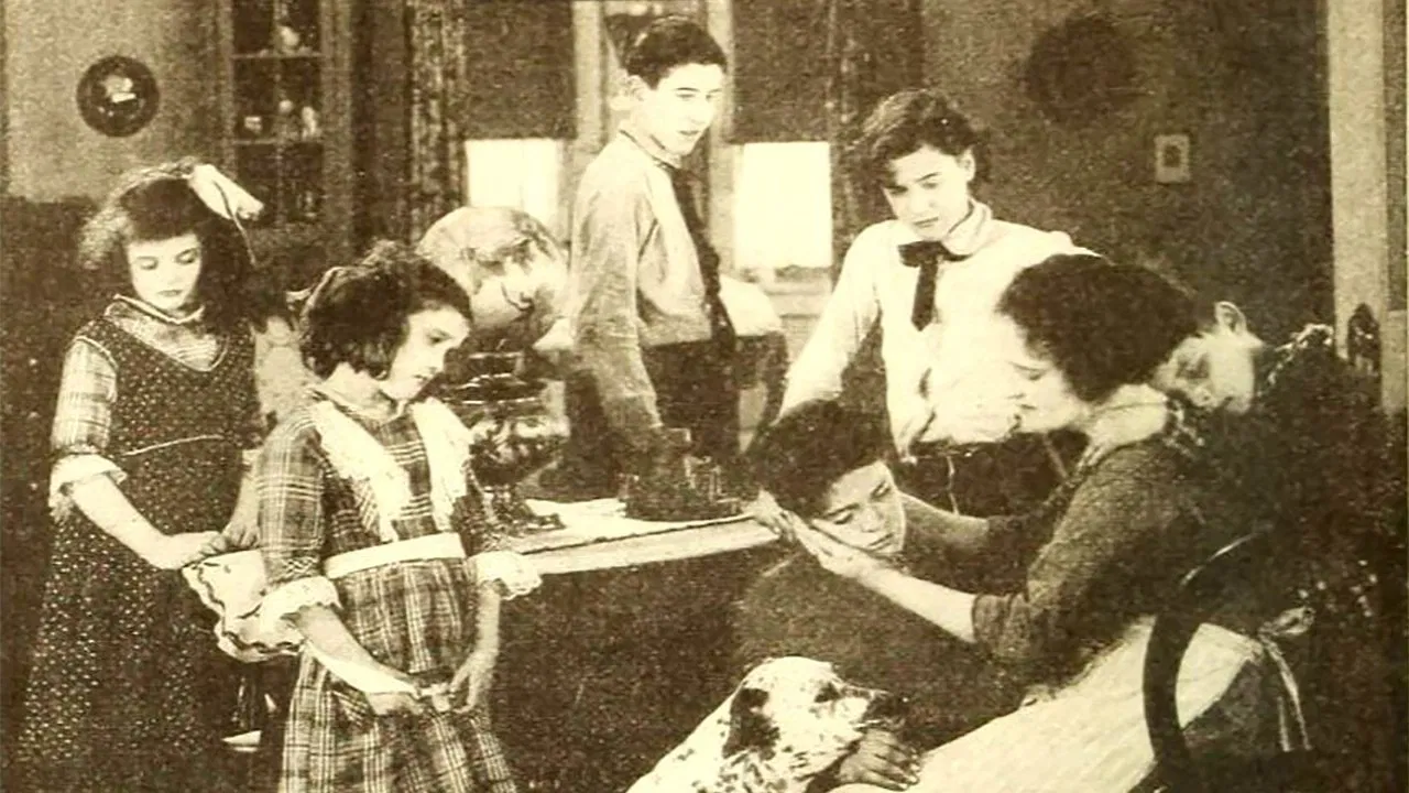 Over the Hill to the Poorhouse backdrop