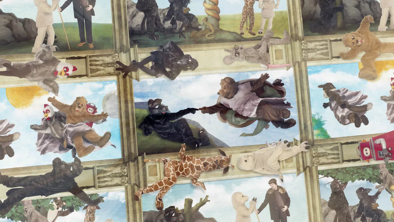 A Criação backdrop