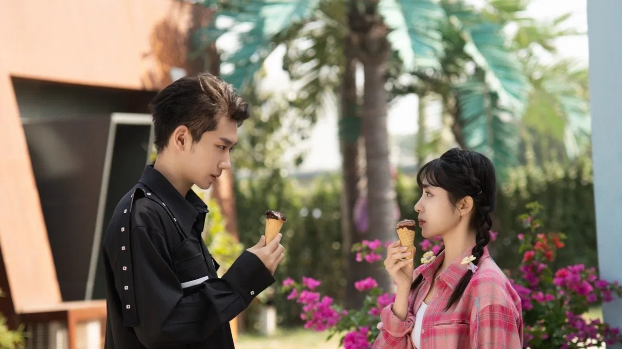 Lucky Stars Falling from the Sky backdrop