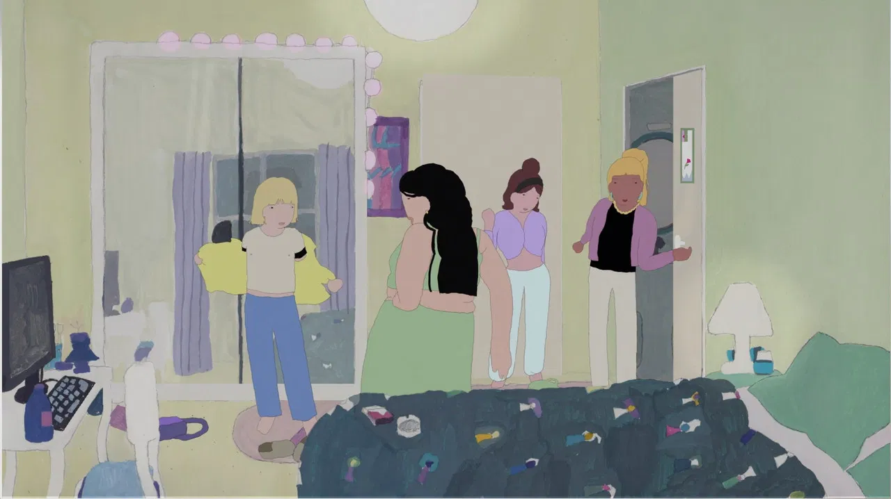 Sale pluie ! backdrop