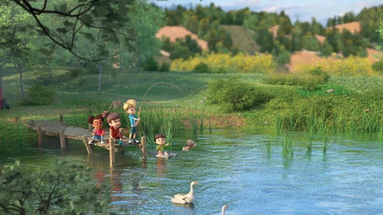 Partie de campagne backdrop