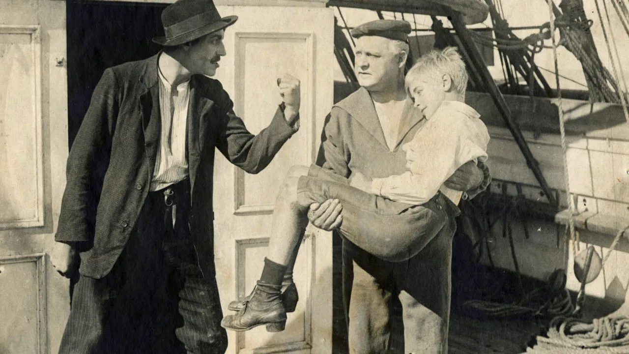 Historien om en gut backdrop