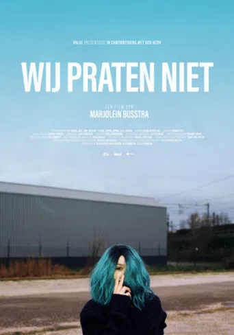 Wij praten niet poster