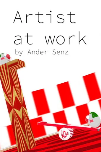 Artist at work poster