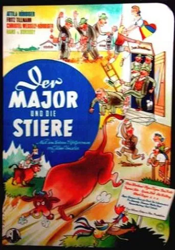 Der Major und die Stiere poster