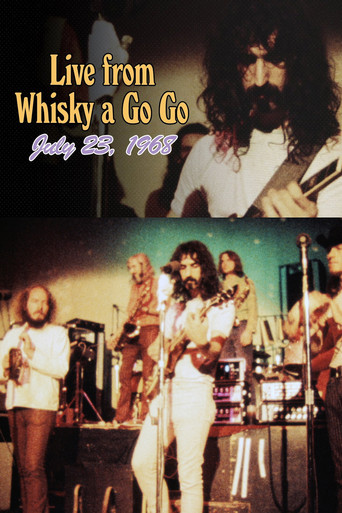 Frank Zappa and The Mothers of Invention: Live at Whisky a Go Go 1968 poster