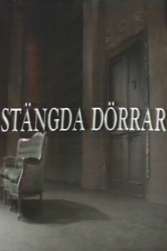 Stängda dörrar poster