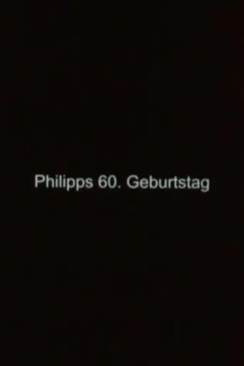Philipp's 60th Birthday poster