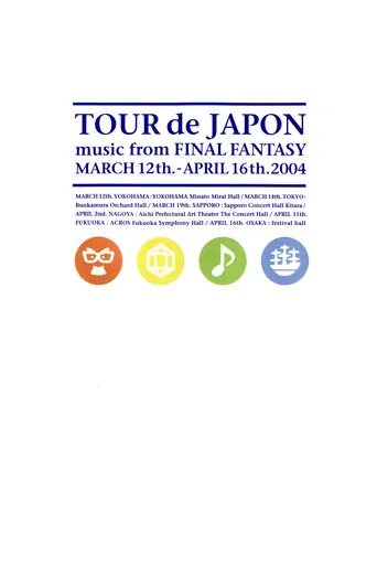 Tour de Japon: music from Final Fantasy poster