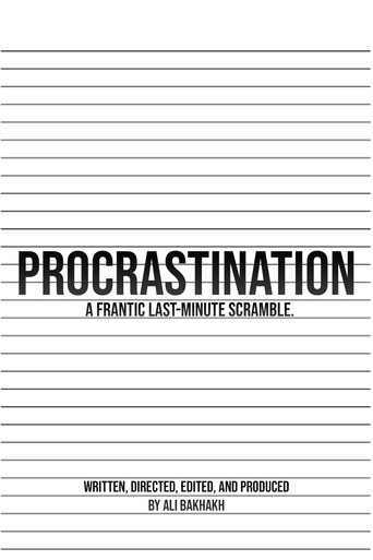 Procrastination poster